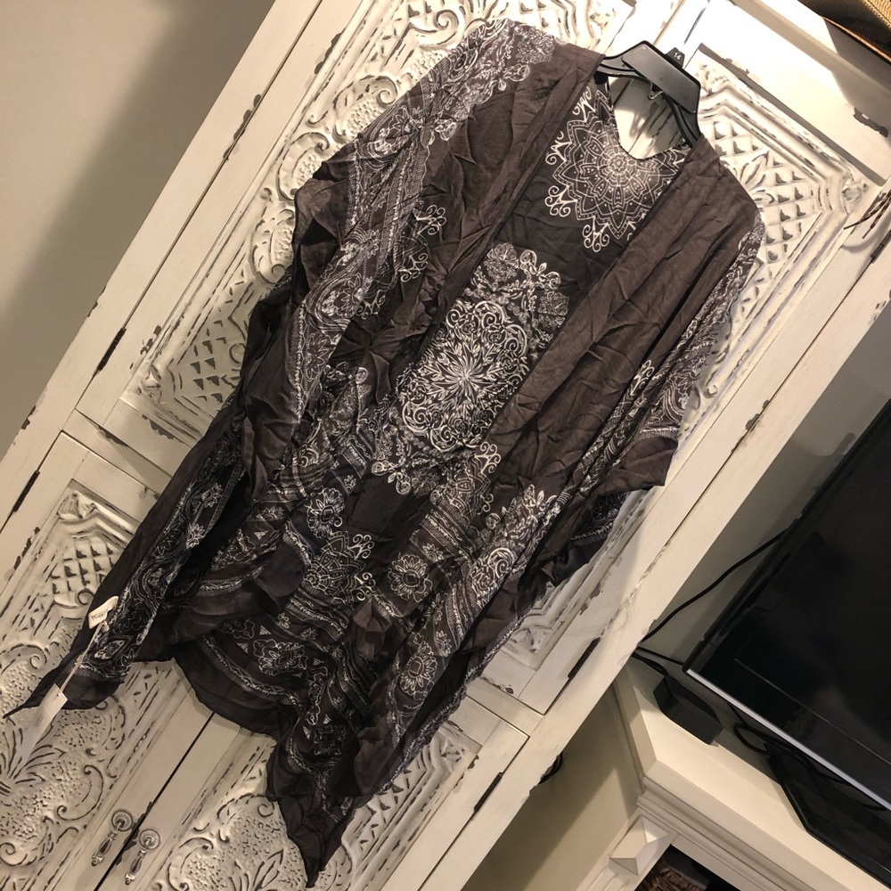 Macchia di Ruggine 
Kimono, charcoal one size